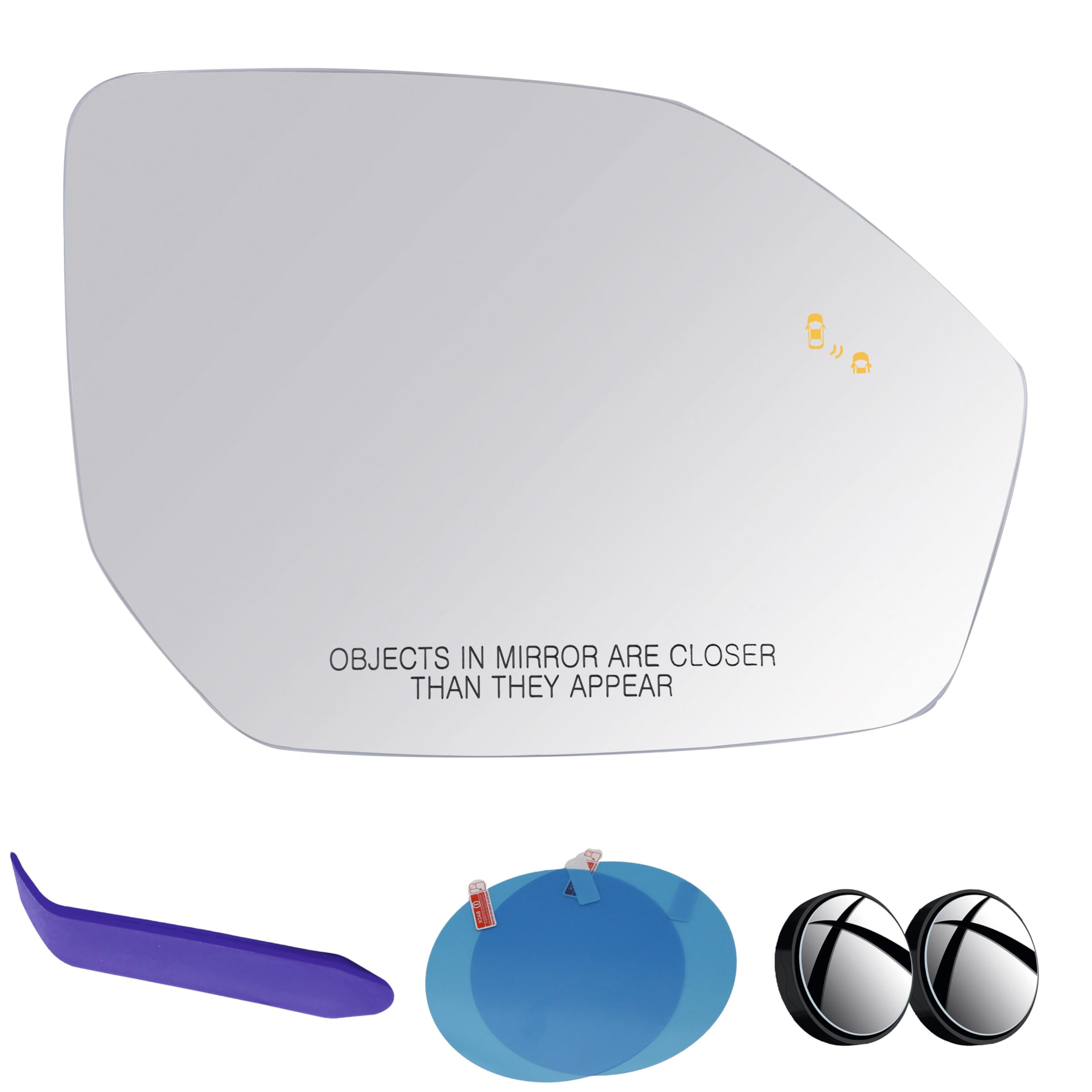 EAP Passenger Side Mirror Glass Compatible with Hyundai Palisade